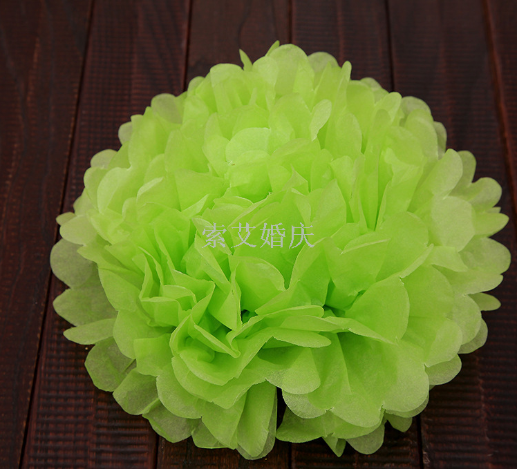Children's birthday party wedding supplies wedding room decoration paper flower paper flower ball 35cm