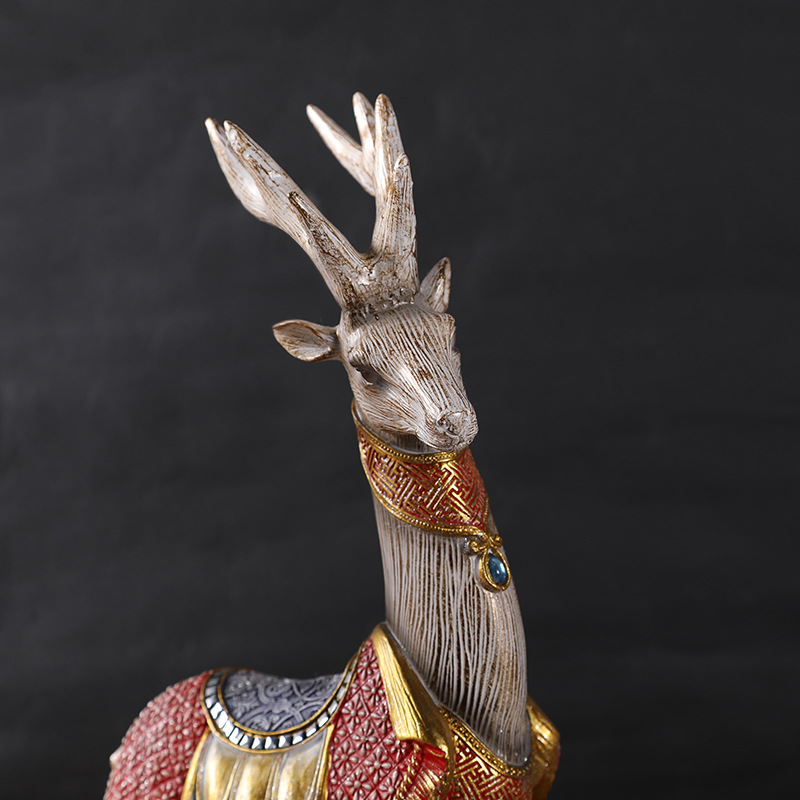 Resin Crafts Home Ornament European Style Ornaments Creative Gifts Couple Wedding Gift Wine Cabinet Decoration Living Room Deer Resin Crafts Home Ornament European Style Ornaments Creative Gifts Couple Wedding Gift Wine Cabinet Decoration Living Room Deer