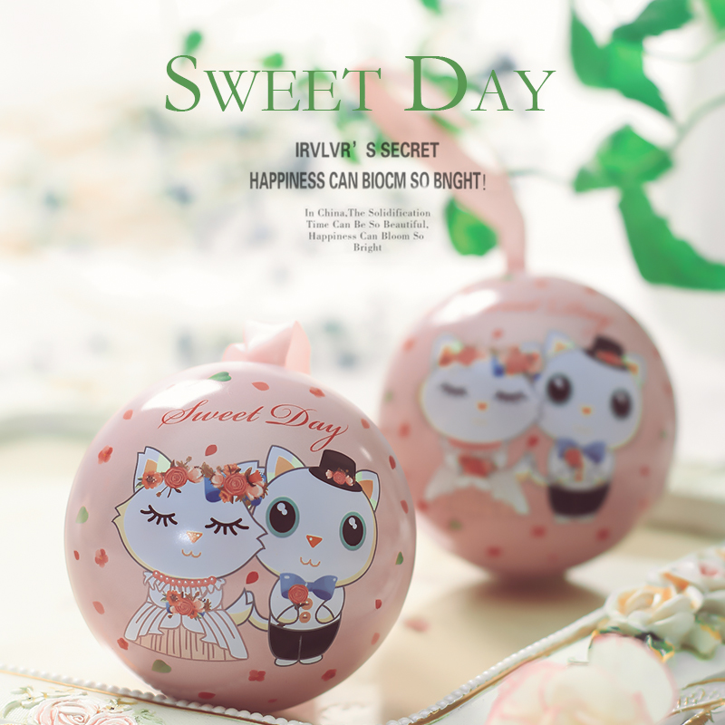 European style creative candy box personality ball box three - dimensional love tree ornaments wedding supplies