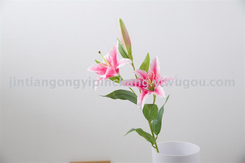 Simulation flower wedding supplies holiday flower Lily home decor Juan flowers ornaments Simulation flower wedding supplies holiday flower Lily home decor Juan flowers ornaments