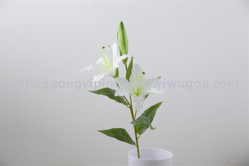 Simulation flower wedding supplies holiday flower Lily home decor Juan flowers ornaments Simulation flower wedding supplies holiday flower Lily home decor Juan flowers ornaments