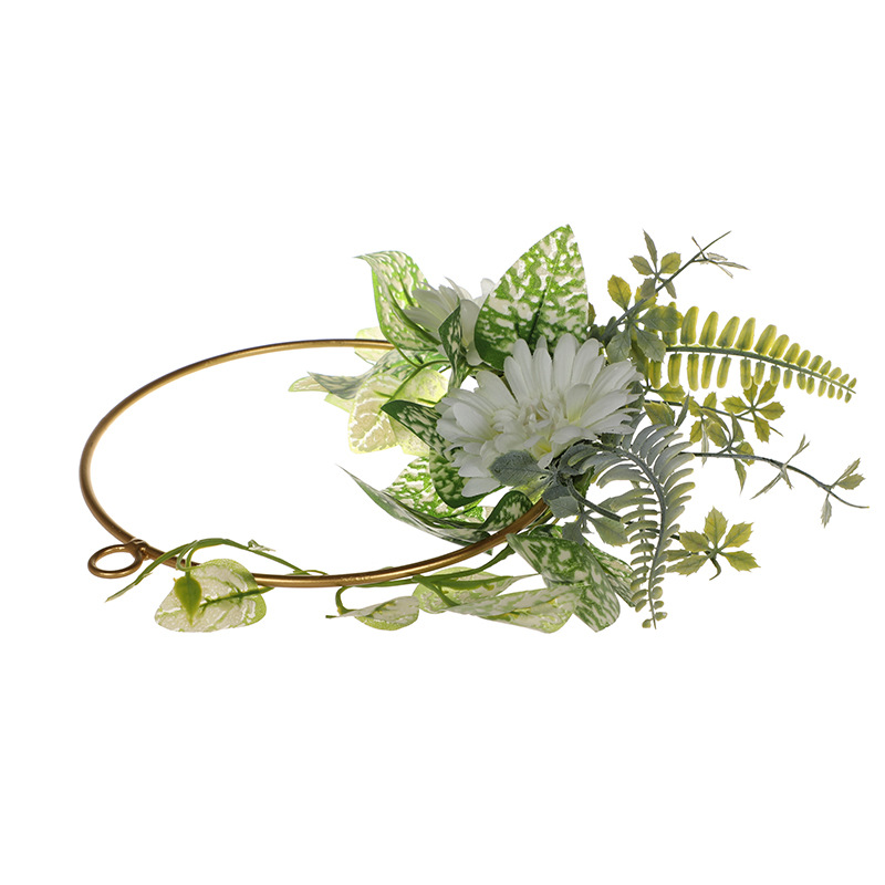Wedding Supplies Retro Wedding round Portable Bride Flower Loop Photography Props Wedding Dress Accessories