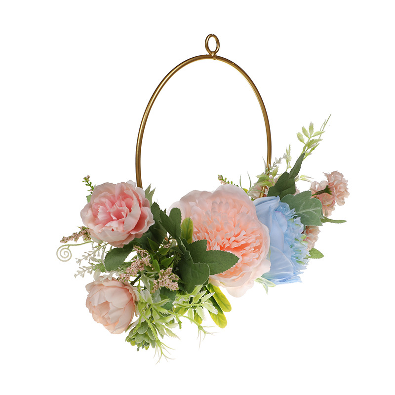 Wedding Supplies Retro Wedding round Portable Bride Flower Loop Photography Props Wedding Dress Accessories