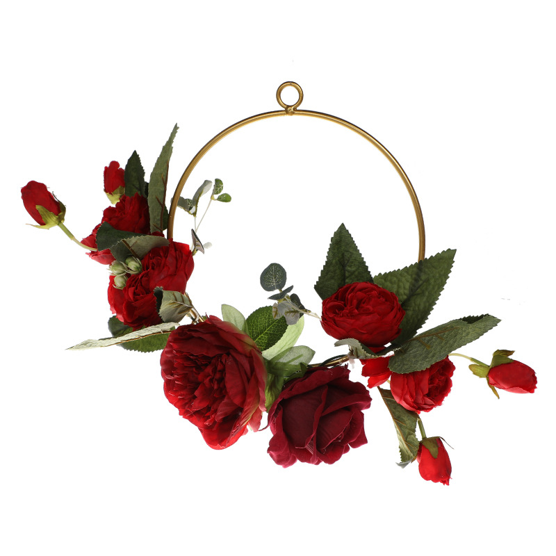 Wedding Supplies Retro Wedding round Portable Bride Flower Loop Photography Props Wedding Dress Accessories