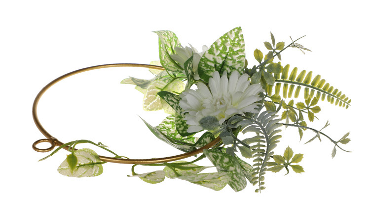 Wedding Supplies Retro Wedding round Portable Bride Flower Loop Photography Props Wedding Dress Accessories
