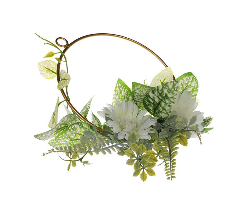 Wedding Supplies Retro Wedding round Portable Bride Flower Loop Photography Props Wedding Dress Accessories