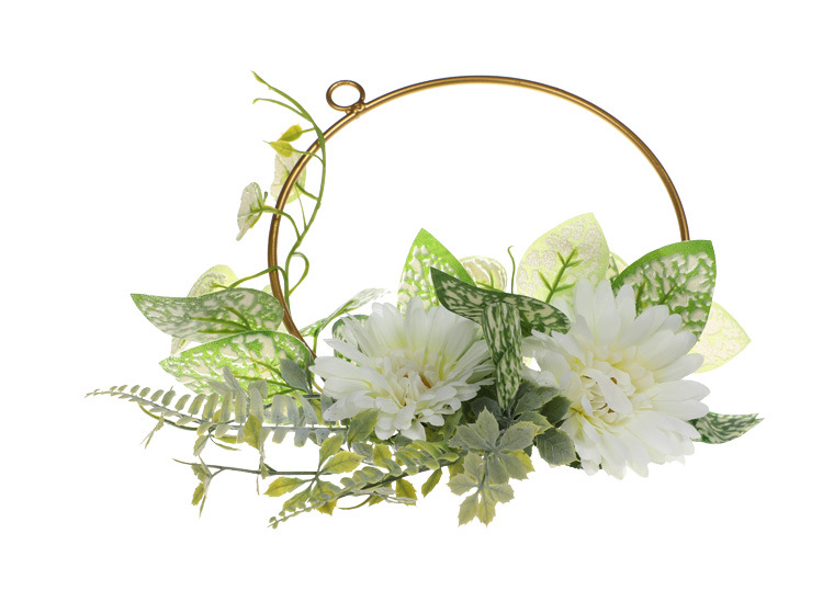 Wedding Supplies Retro Wedding round Portable Bride Flower Loop Photography Props Wedding Dress Accessories