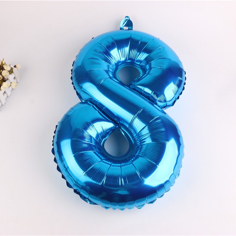 Wedding Supplies Aluminum Balloon New Year&#039;s Day Birthday Party Wedding Room Wedding Tie Celebration Arrangement Digital Balloon
