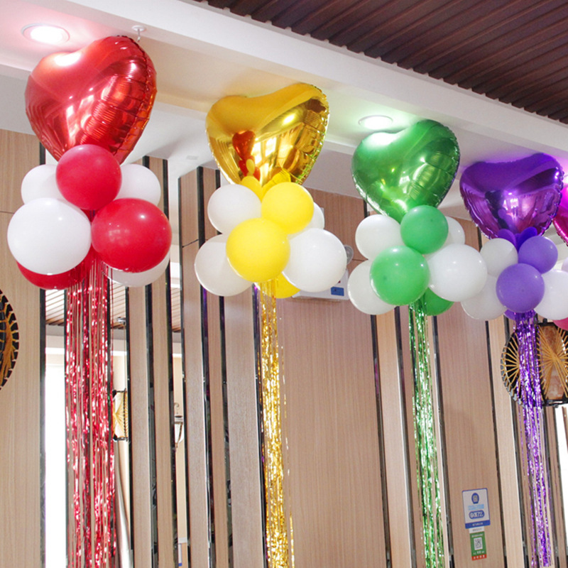 Balloon rain silk curtain 1 meter golden rain silk photo party wedding supplies background layout rain silk curtain