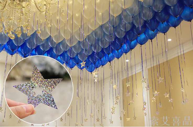 Wedding supplies wedding room decorated birthday party balloon wedding decoration set rain pendant heart Wedding supplies wedding room decorated birthday party balloon wedding decoration set rain pendant heart