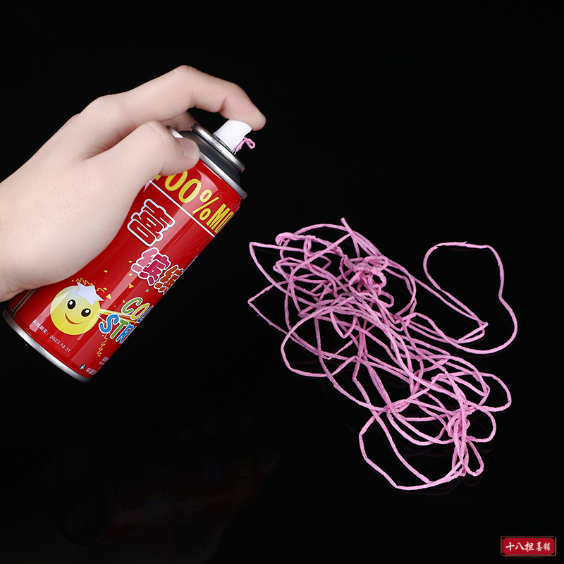 Festive atmosphere props snow spray snow ribbon spray Christmas wedding supplies