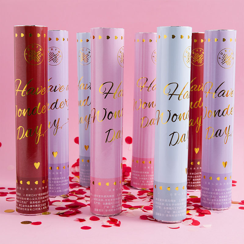 Wedding Supplies Wedding Birthday Party Hand-Held Salute Tube Spraying Decoration Canister Wedding Supplies Complete Collection Wedding Supplies Wedding Birthday Party Hand-Held Salute Tube Spraying Decoration Canister Wedding Supplies Complete Collection