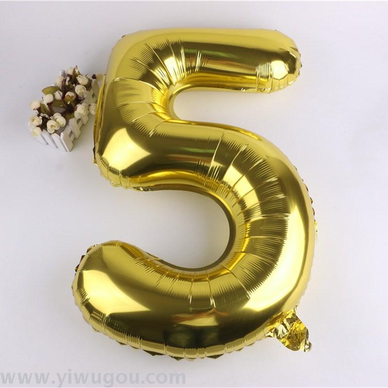 Wedding Supplies Aluminum Balloon New Year's Day Birthday Party Wedding Room Wedding Tie Celebration Arrangement Digital Balloon Wedding Supplies Aluminum Balloon New Year's Day Birthday Party Wedding Room Wedding Tie Celebration Arrangement Digital Balloon