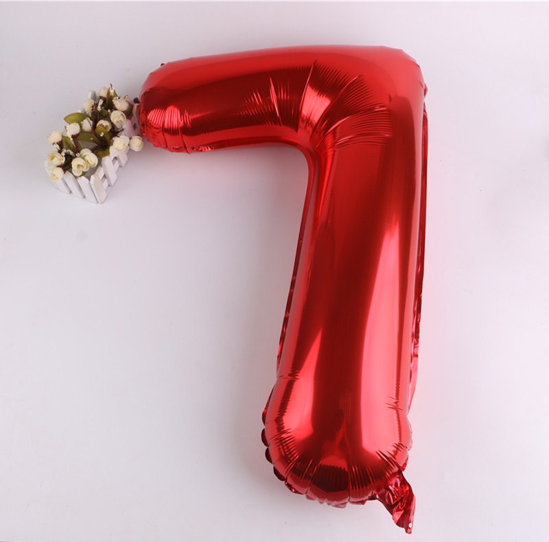 Wedding Supplies Aluminum Balloon New Year&#039;s Day Birthday Party Wedding Room Wedding Tie Celebration Arrangement Digital Balloon