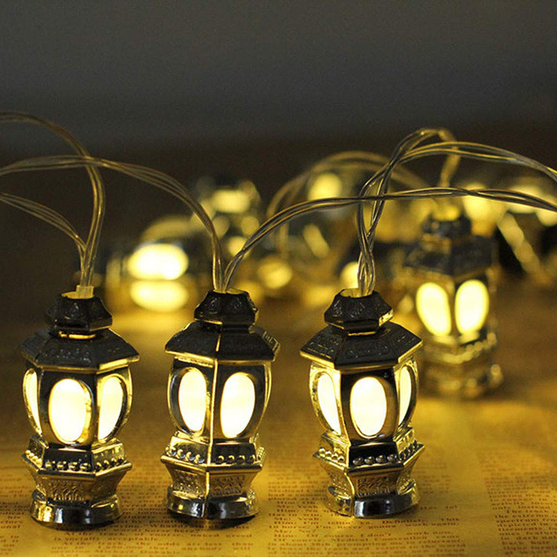 Muslim Eid Festival Decorative String Lights Star Moon Ramadan Magic Light LED String Lights for Ramadan Festival Eid Al-Fitr Muslim Eid Festival Decorative String Lights Star Moon Ramadan Magic Light LED String Lights for Ramadan Festival Eid Al-Fitr