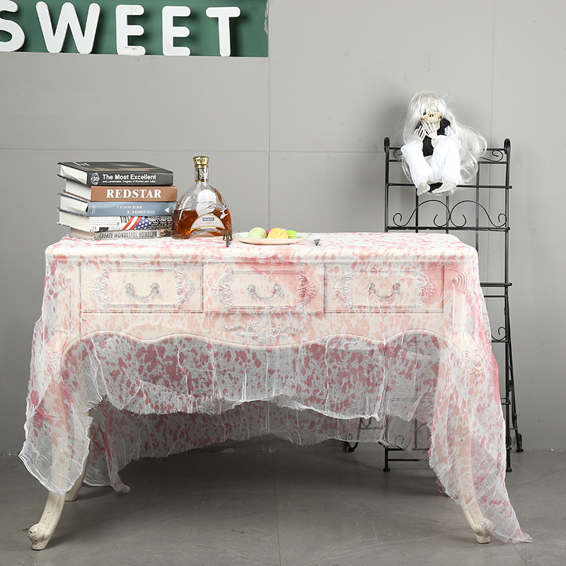 Ghost festival horror decoration Halloween decoration blood tablecloth wholesale