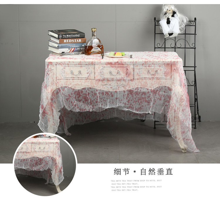 Ghost festival horror decoration Halloween decoration blood tablecloth wholesale