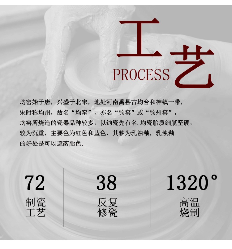 Estate Insurance Business Gift Kiln Baked Jun Porcelain Tea Set Home MidAutumn Festival National Day Gift Printed Logo Estate Insurance Business Gift Kiln Baked Jun Porcelain Tea Set Home MidAutumn Festival National Day Gift Printed Logo