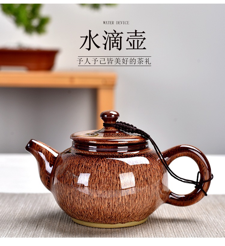 Estate Insurance Business Gift Kiln Baked Jun Porcelain Tea Set Home MidAutumn Festival National Day Gift Printed Logo Estate Insurance Business Gift Kiln Baked Jun Porcelain Tea Set Home MidAutumn Festival National Day Gift Printed Logo
