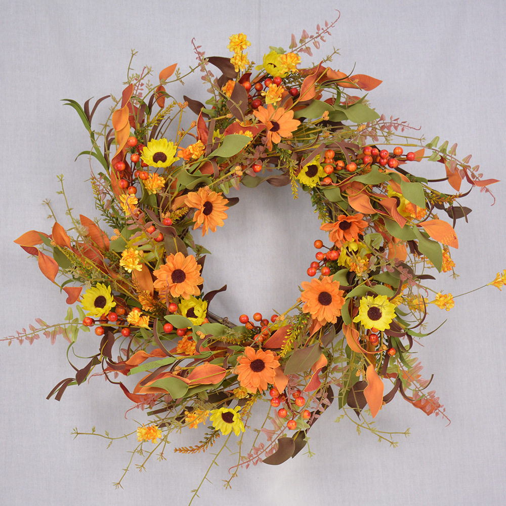 Simulation Wheat Garland Autumn Decoration Sources Christmas Harvest Festival Thanksgiving Home Door Decoration Garland Simulation Wheat Garland Autumn Decoration Sources Christmas Harvest Festival Thanksgiving Home Door Decoration Garland