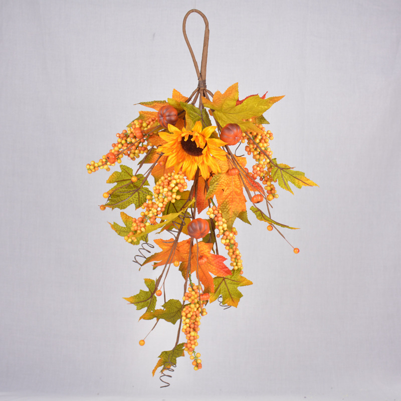 Simulation Wheat Garland Autumn Decoration Sources Christmas Harvest Festival Thanksgiving Home Door Decoration Garland Simulation Wheat Garland Autumn Decoration Sources Christmas Harvest Festival Thanksgiving Home Door Decoration Garland