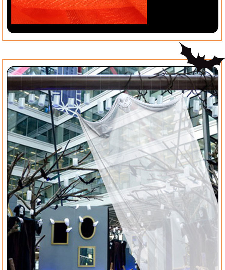 Halloween trading ghost hanged 3 meters hanging scary ghost festival decoration props