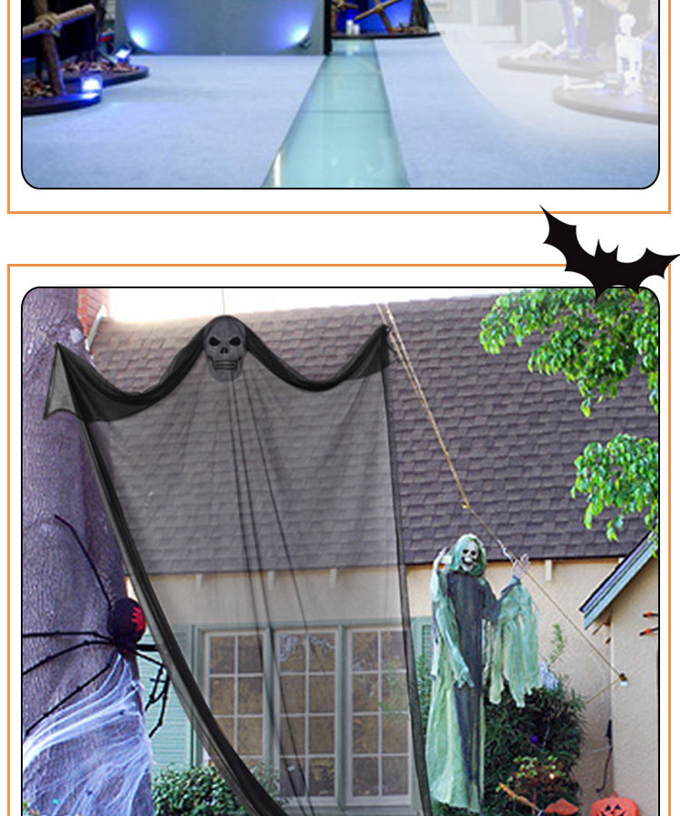 Halloween trading ghost hanged 3 meters hanging scary ghost festival decoration props