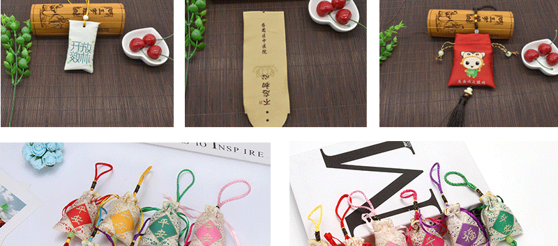 Dragon Boat Festival Sachet Ping An Fu Sachet Perfume Bag Lucky Bag Mosquito Repellent Argy Wormwood Sachet Whole