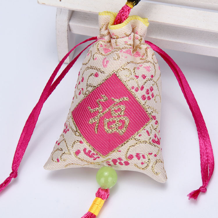 Dragon Boat Festival Sachet Ping An Fu Sachet Perfume Bag Lucky Bag Mosquito Repellent Argy Wormwood Sachet Whole