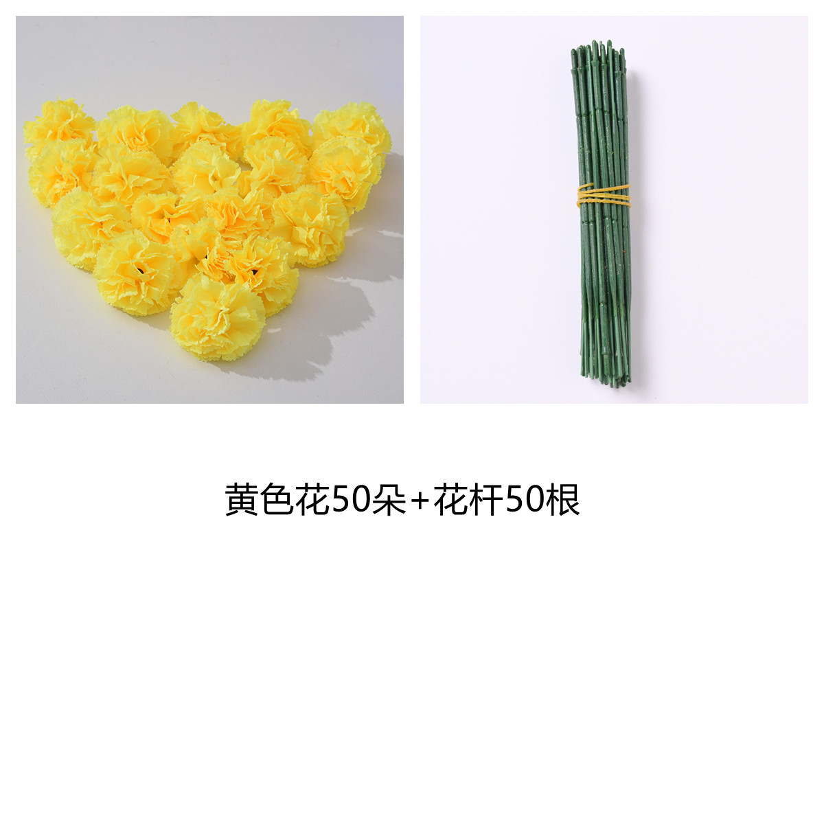 French Marigold Set Small Lilac Carnation DIY Festival Ghost Festival Halloween Buddhist Supplies Ornamental Flower