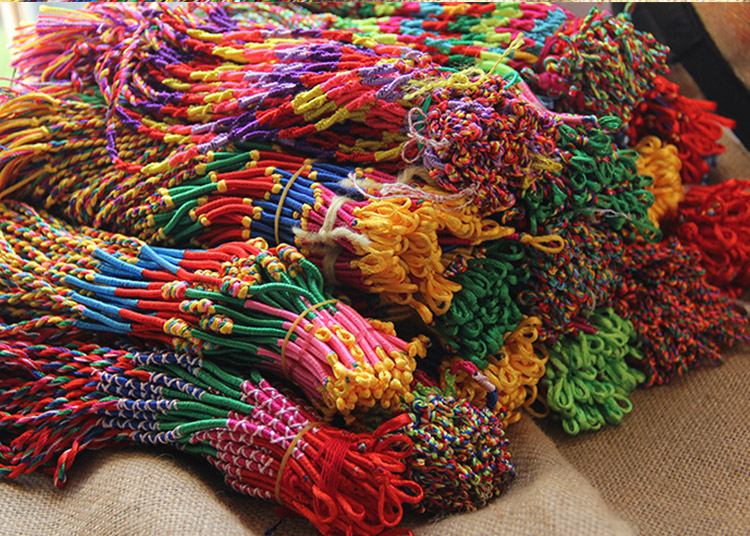 Boat Festival Colorful Rope Bracelet Colorful Ethnic Style Braiding Thread Peace and Lucky Colorful Rope Bracelet Strand Boat Festival Colorful Rope Bracelet Colorful Ethnic Style Braiding Thread Peace and Lucky Colorful Rope Bracelet Strand
