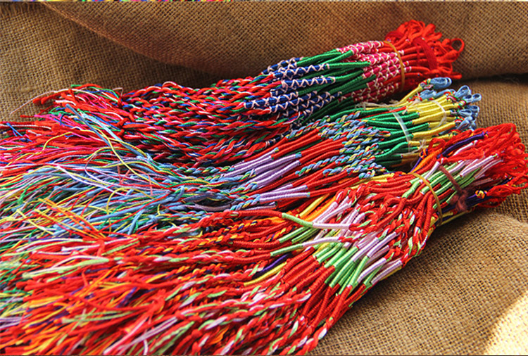 Boat Festival Colorful Rope Bracelet Colorful Ethnic Style Braiding Thread Peace and Lucky Colorful Rope Bracelet Strand Boat Festival Colorful Rope Bracelet Colorful Ethnic Style Braiding Thread Peace and Lucky Colorful Rope Bracelet Strand