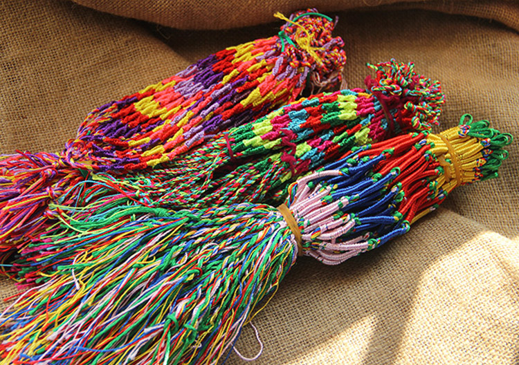 Boat Festival Colorful Rope Bracelet Colorful Ethnic Style Braiding Thread Peace and Lucky Colorful Rope Bracelet Strand Boat Festival Colorful Rope Bracelet Colorful Ethnic Style Braiding Thread Peace and Lucky Colorful Rope Bracelet Strand