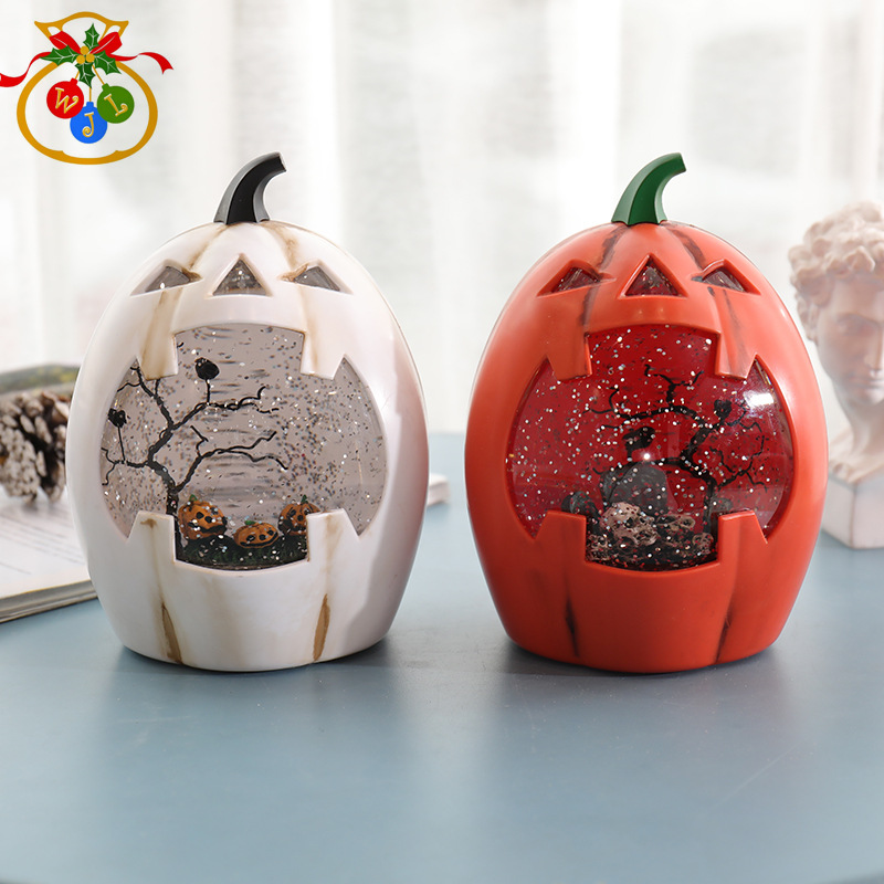 Halloween Pumpkin Skeleton Skull Head Night Light Exquisite Home Novel Gift No Ghost Festival Crystal Xuyuan Storm Lantern Tik Tok