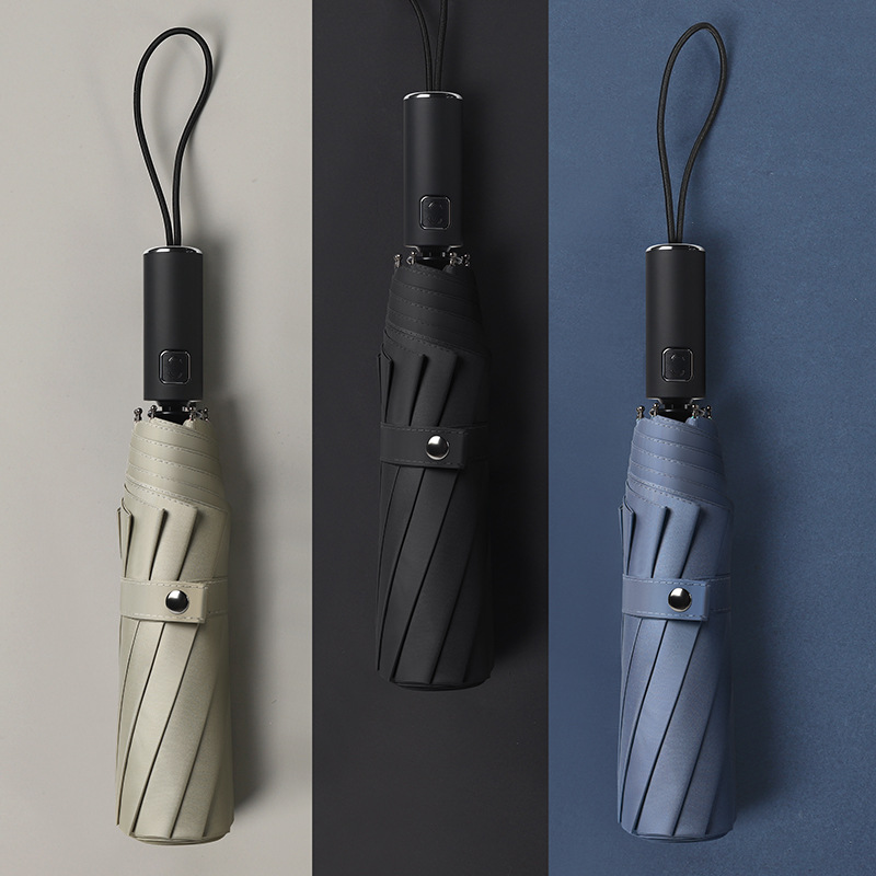 Umbrella Festival Collection Folding Umbrella Automatic Double Sun Protection Umbrella Large Business Men&#039;s Umbrella