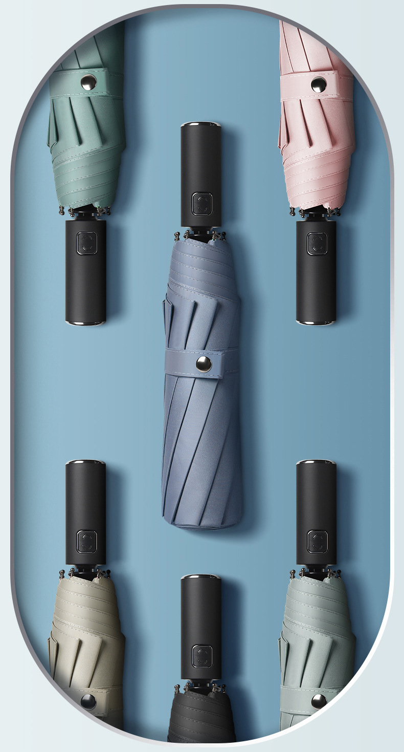 Umbrella Festival Collection Folding Umbrella Automatic Double Sun Protection Umbrella Large Business Men's Umbrella