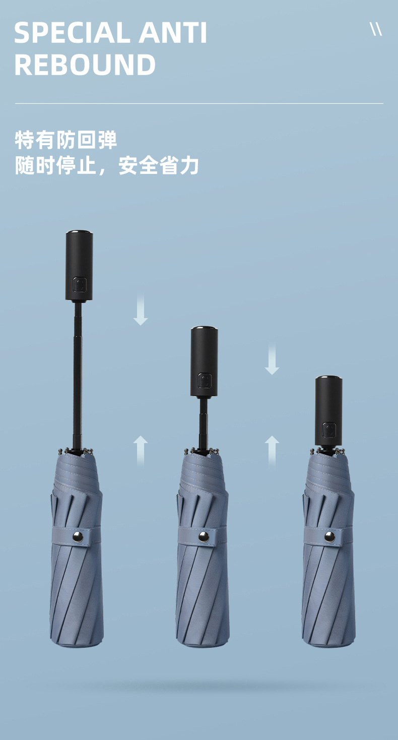 Umbrella Festival Collection Folding Umbrella Automatic Double Sun Protection Umbrella Large Business Men's Umbrella