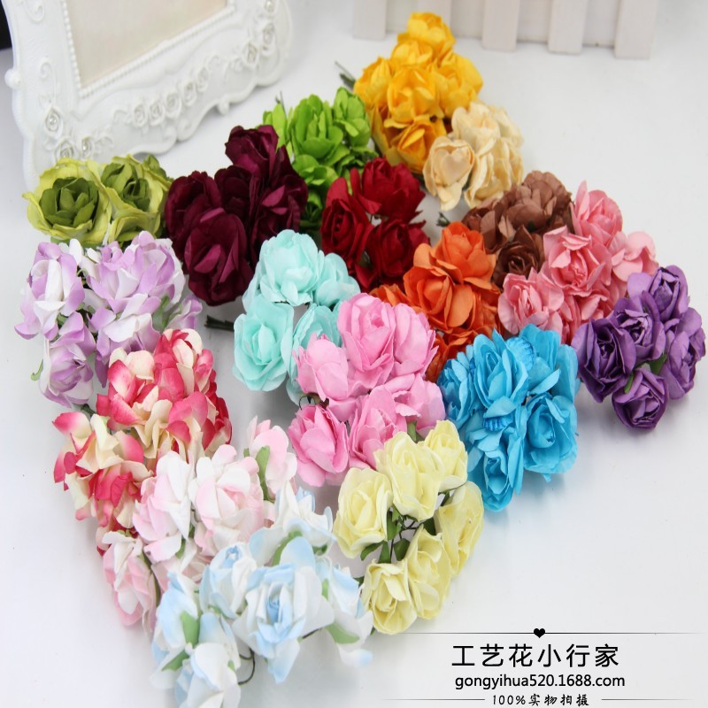 2. 5cm Azalea Peony Rose Handmade Simulation Paper Flower DIY Wedding Candies Box Garland Accessories Paper Flower Bouquet 2. 5cm Azalea Peony Rose Handmade Simulation Paper Flower DIY Wedding Candies Box Garland Accessories Paper Flower Bouquet