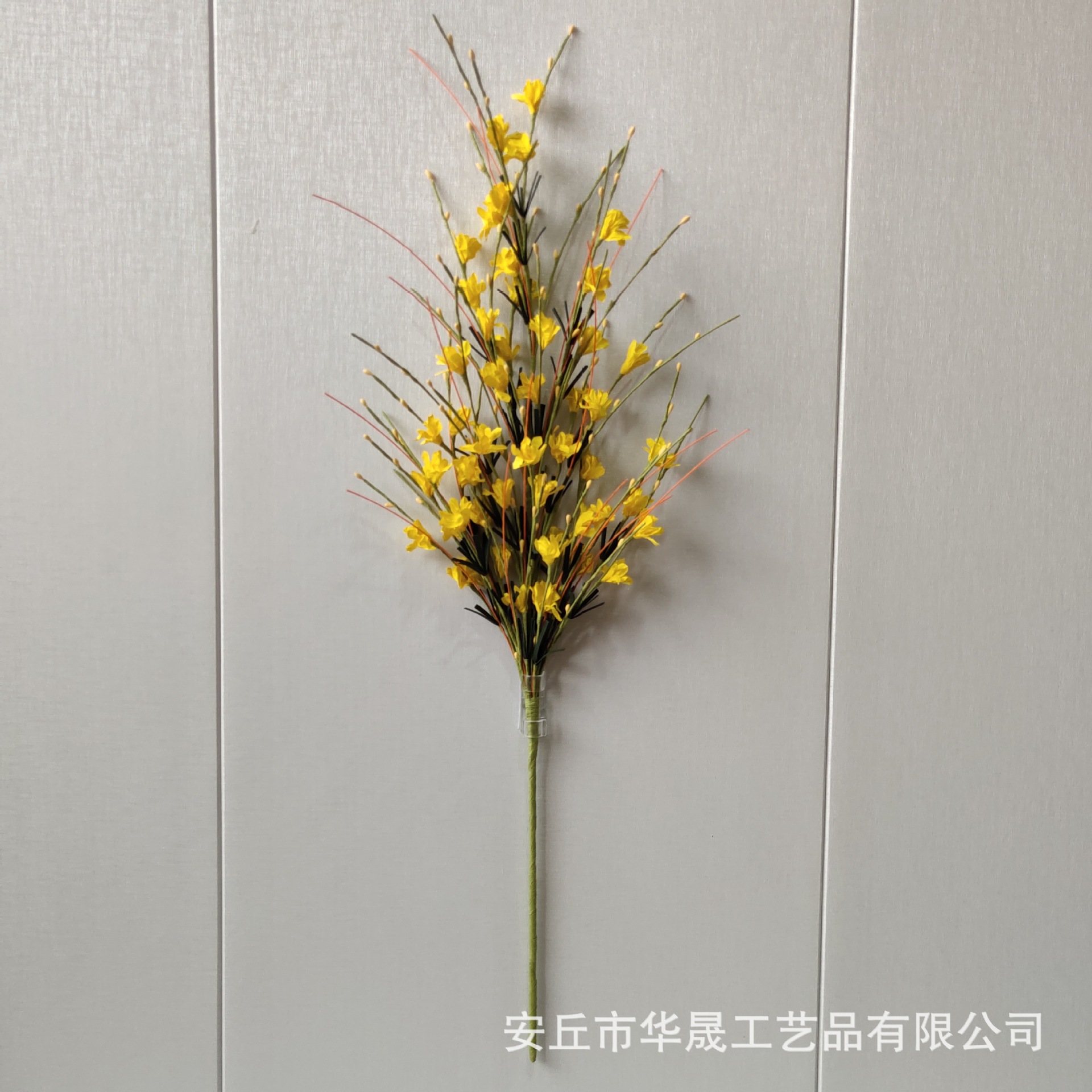 Factory Customized Cross-Border Simulation Paper Flap Winter Jasmine Twig Cutting Garland Rattan Vase Flower Delivery Home Wedding Decoration