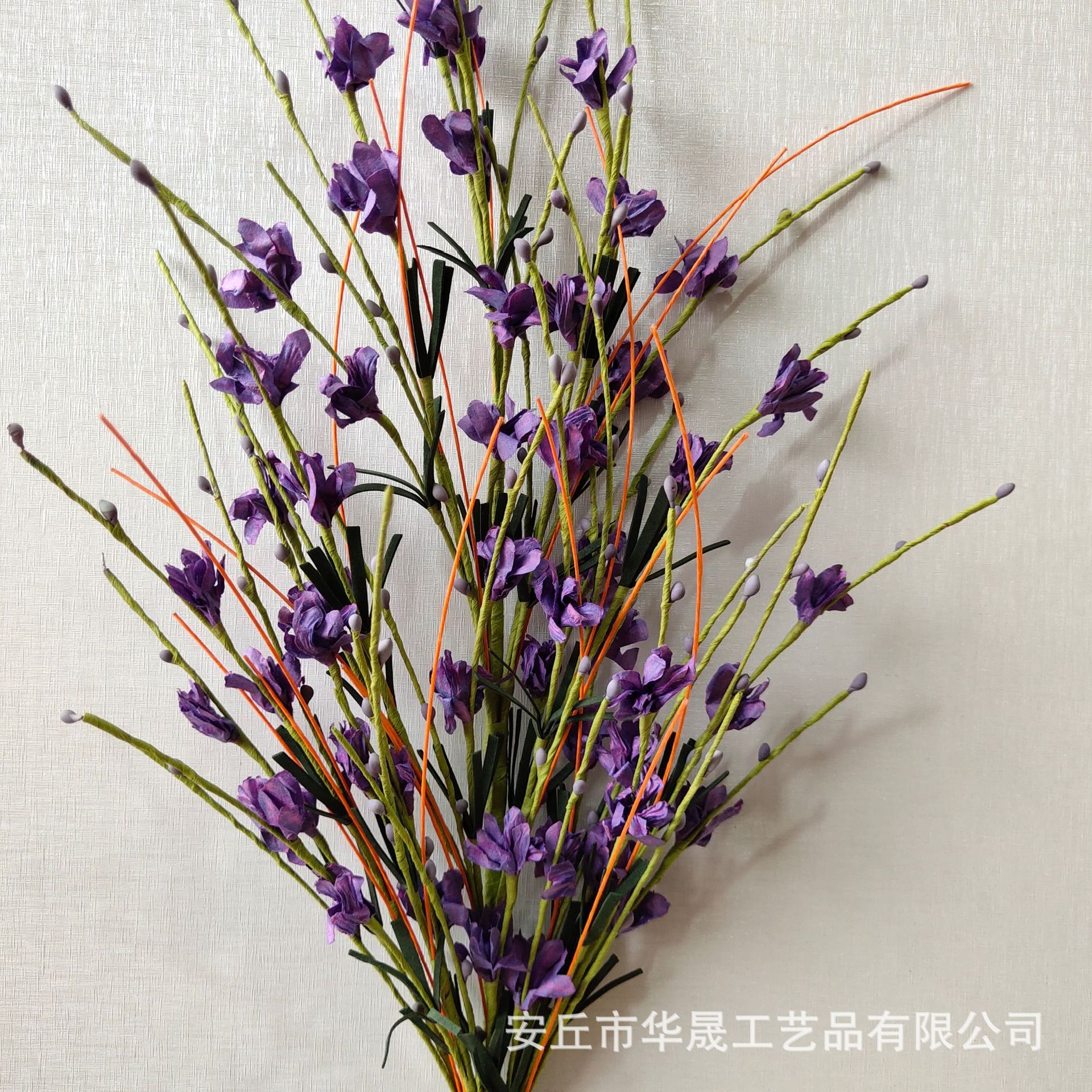 Factory Customized Cross-Border Simulation Paper Flap Winter Jasmine Twig Cutting Garland Rattan Vase Flower Delivery Home Wedding Decoration