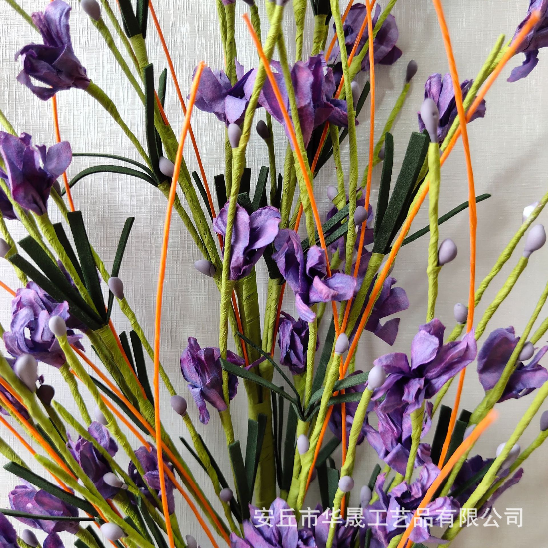 Factory Customized Cross-Border Simulation Paper Flap Winter Jasmine Twig Cutting Garland Rattan Vase Flower Delivery Home Wedding Decoration