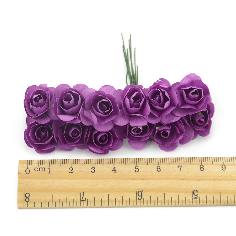 Paper Simulation Small Rose DIY Garland Material Medium Plum Wedding Wedding Candies Box Accessories Paper Simulation Small Rose DIY Garland Material Medium Plum Wedding Wedding Candies Box Accessories
