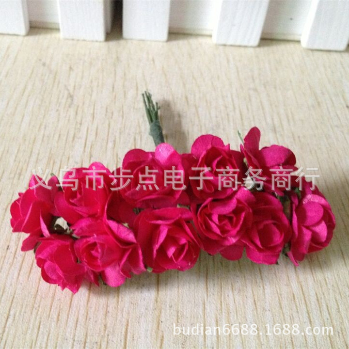 Paper Simulation Small Rose DIY Garland Material Medium Plum Wedding Wedding Candies Box Accessories Paper Simulation Small Rose DIY Garland Material Medium Plum Wedding Wedding Candies Box Accessories