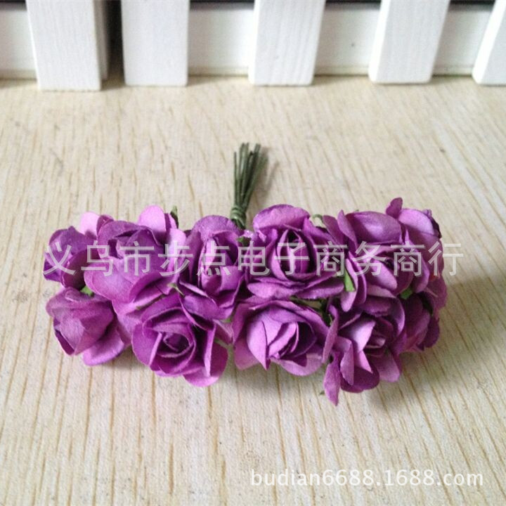 Paper Simulation Small Rose DIY Garland Material Medium Plum Wedding Wedding Candies Box Accessories Paper Simulation Small Rose DIY Garland Material Medium Plum Wedding Wedding Candies Box Accessories