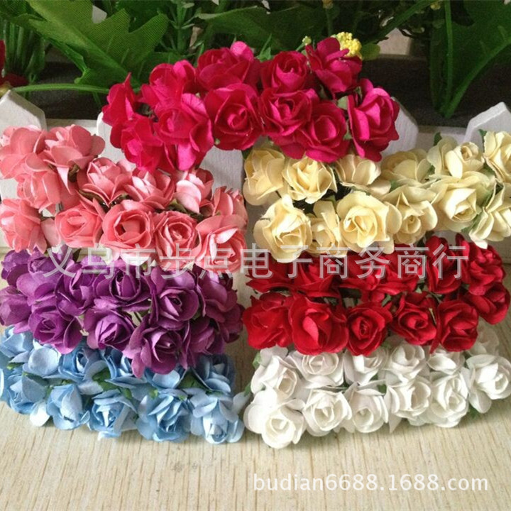 Paper Simulation Small Rose DIY Garland Material Medium Plum Wedding Wedding Candies Box Accessories Paper Simulation Small Rose DIY Garland Material Medium Plum Wedding Wedding Candies Box Accessories