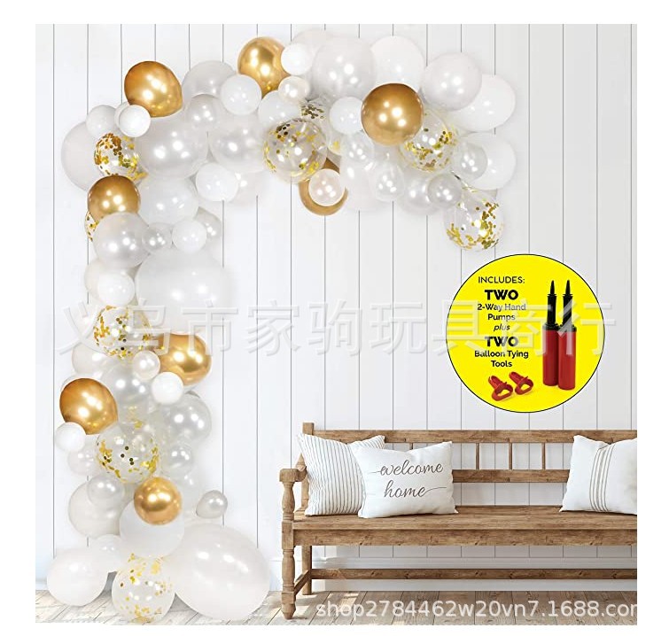 Black Gold Colorful Paper Scrap Balloon Arch Garland Set Party Balloon Birthday Wedding Shower Graduation Decoration