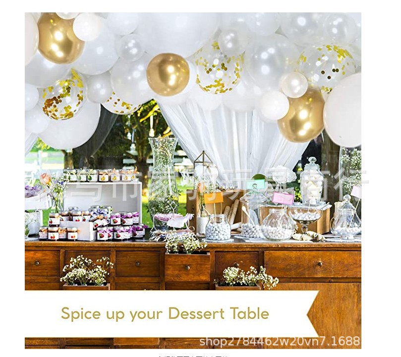 Black Gold Colorful Paper Scrap Balloon Arch Garland Set Party Balloon Birthday Wedding Shower Graduation Decoration
