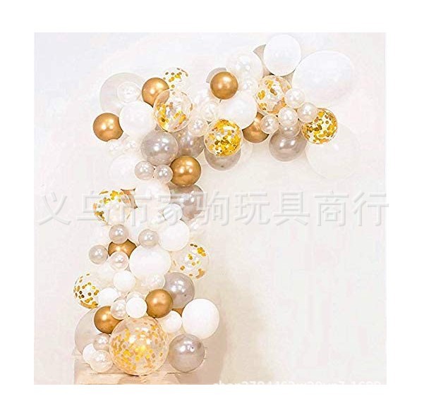 Black Gold Colorful Paper Scrap Balloon Arch Garland Set Party Balloon Birthday Wedding Shower Graduation Decoration