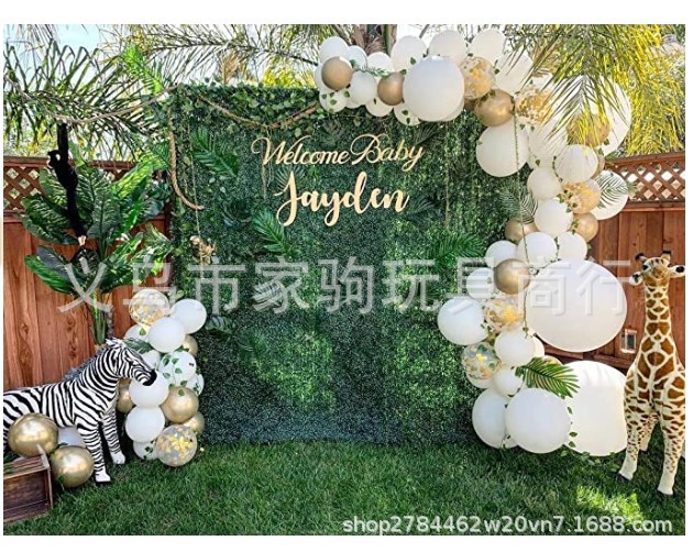 Black Gold Colorful Paper Scrap Balloon Arch Garland Set Party Balloon Birthday Wedding Shower Graduation Decoration