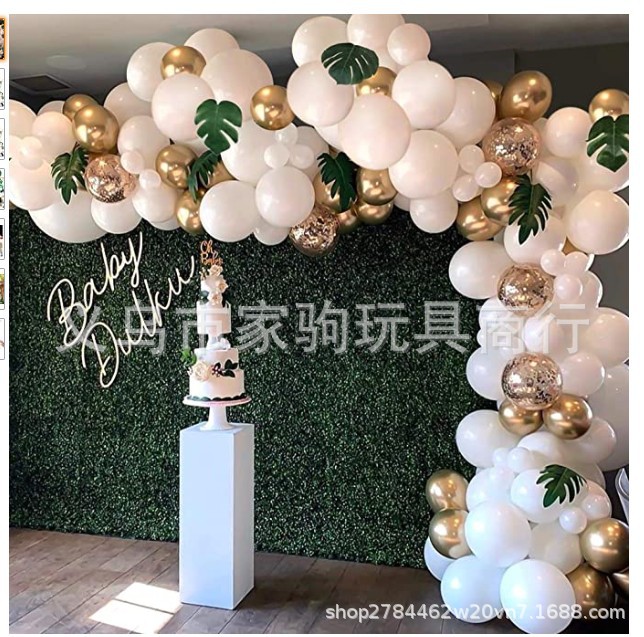 Black Gold Colorful Paper Scrap Balloon Arch Garland Set Party Balloon Birthday Wedding Shower Graduation Decoration